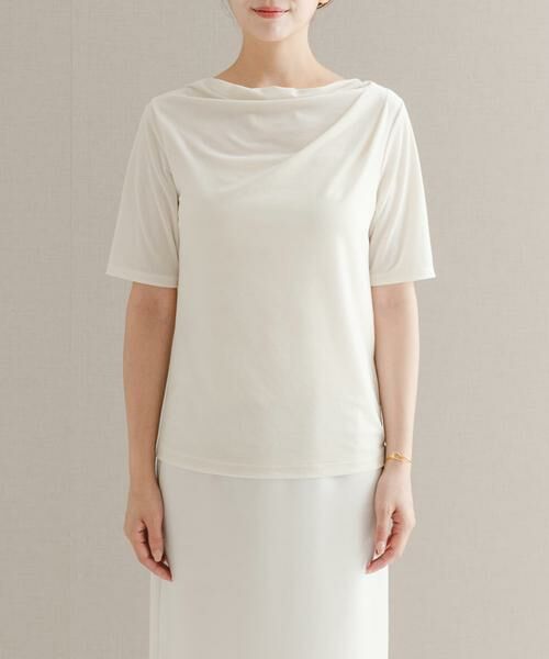 URBAN RESEARCH ROSSO / アーバンリサーチ ロッソ Tシャツ | シアーストレッチベロアカットソー | 詳細16