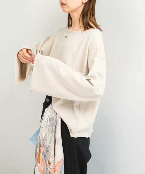 URBAN RESEARCH ROSSO / アーバンリサーチ ロッソ スウェット | オフショルライトスウェット | 詳細17