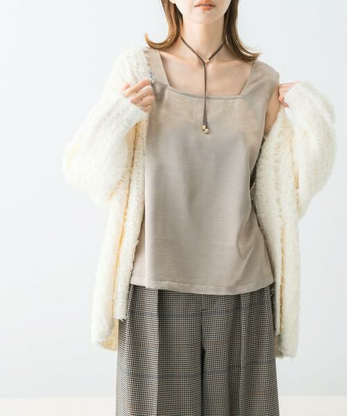 URBAN RESEARCH ROSSO / アーバンリサーチ ロッソ その他トップス | 2WAYネックサテンタンク | 詳細11