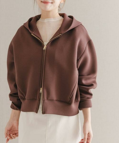 URBAN RESEARCH ROSSO / アーバンリサーチ ロッソ パーカー | ダブルジップダンボールパーカー | 詳細1