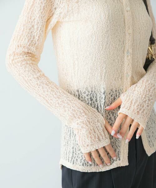 URBAN RESEARCH ROSSO / アーバンリサーチ ロッソ Tシャツ | ラメレースカットソー | 詳細1