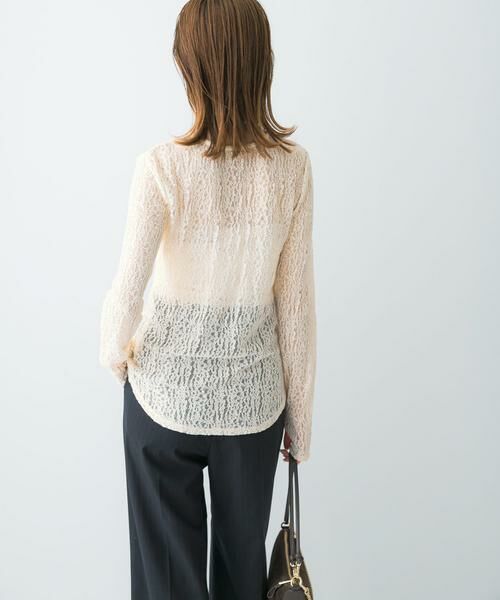 URBAN RESEARCH ROSSO / アーバンリサーチ ロッソ Tシャツ | ラメレースカットソー | 詳細3