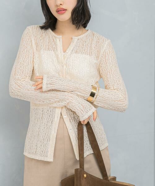 URBAN RESEARCH ROSSO / アーバンリサーチ ロッソ Tシャツ | ラメレースカットソー | 詳細5