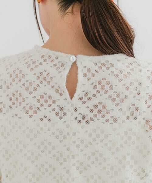 URBAN RESEARCH ROSSO / アーバンリサーチ ロッソ Tシャツ | F by ROSSO　起毛ストレッチレースプルオーバー | 詳細11