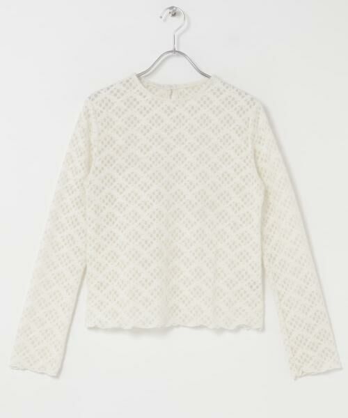 URBAN RESEARCH ROSSO / アーバンリサーチ ロッソ Tシャツ | F by ROSSO　起毛ストレッチレースプルオーバー | 詳細12