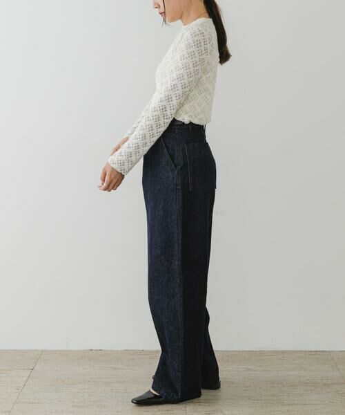 URBAN RESEARCH ROSSO / アーバンリサーチ ロッソ Tシャツ | F by ROSSO　起毛ストレッチレースプルオーバー | 詳細5