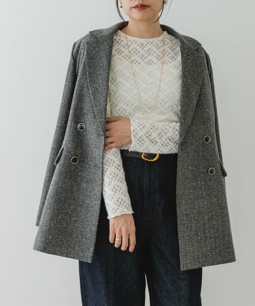 URBAN RESEARCH ROSSO / アーバンリサーチ ロッソ Tシャツ | F by ROSSO　起毛ストレッチレースプルオーバー | 詳細6