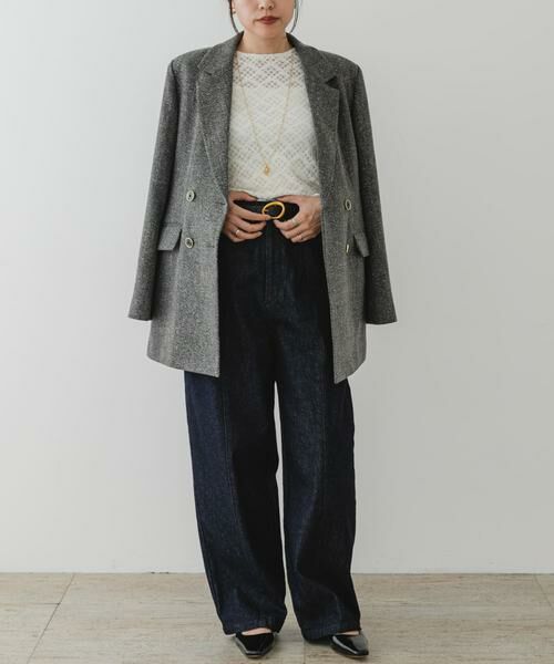 URBAN RESEARCH ROSSO / アーバンリサーチ ロッソ Tシャツ | F by ROSSO　起毛ストレッチレースプルオーバー | 詳細7