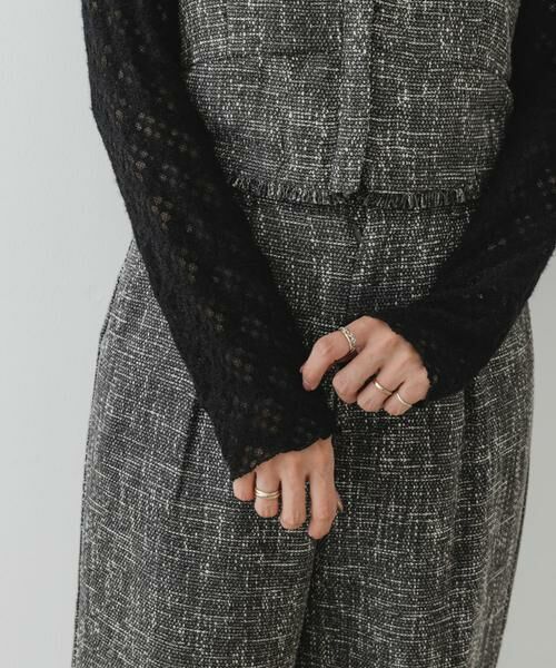 URBAN RESEARCH ROSSO / アーバンリサーチ ロッソ Tシャツ | F by ROSSO　起毛ストレッチレースプルオーバー | 詳細14