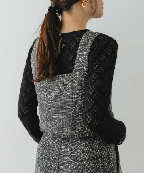 URBAN RESEARCH ROSSO / アーバンリサーチ ロッソ Tシャツ | F by ROSSO　起毛ストレッチレースプルオーバー | 詳細17