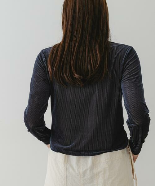 URBAN RESEARCH ROSSO / アーバンリサーチ ロッソ カーディガン・ボレロ | F by ROSSO　シアーリブベロアコンパクトカーディガン | 詳細4