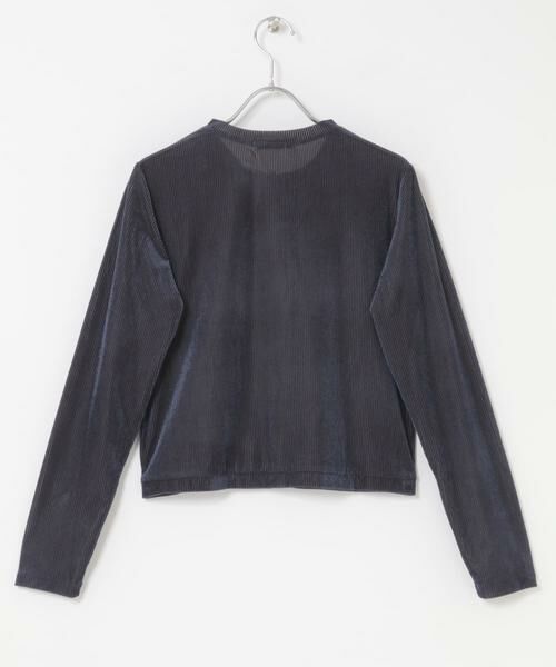 URBAN RESEARCH ROSSO / アーバンリサーチ ロッソ カーディガン・ボレロ | F by ROSSO　シアーリブベロアコンパクトカーディガン | 詳細8