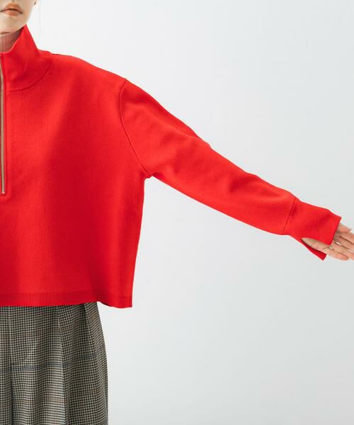 URBAN RESEARCH ROSSO / アーバンリサーチ ロッソ ニット・セーター | ハーフジップニット | 詳細12
