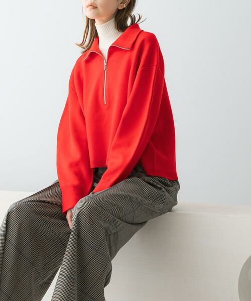 URBAN RESEARCH ROSSO / アーバンリサーチ ロッソ ニット・セーター | ハーフジップニット | 詳細4