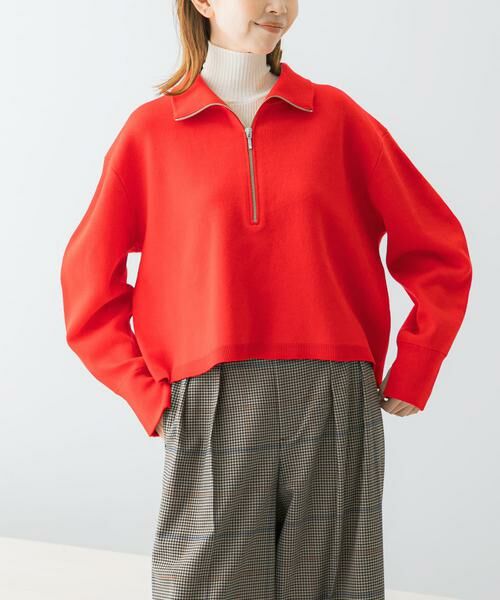 URBAN RESEARCH ROSSO / アーバンリサーチ ロッソ ニット・セーター | ハーフジップニット | 詳細5