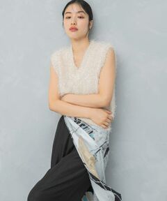 URBAN RESEARCH ROSSO / アーバンリサーチ ロッソ ベスト | シャギーニットベスト