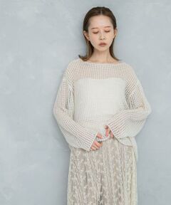 URBAN RESEARCH ROSSO / アーバンリサーチ ロッソ ニット・セーター | スパンコールシアーニット