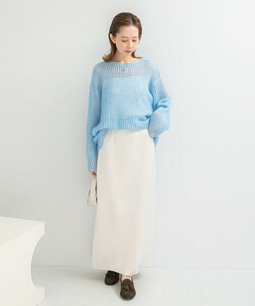 URBAN RESEARCH ROSSO / アーバンリサーチ ロッソ ニット・セーター | スパンコールシアーニット | 詳細1