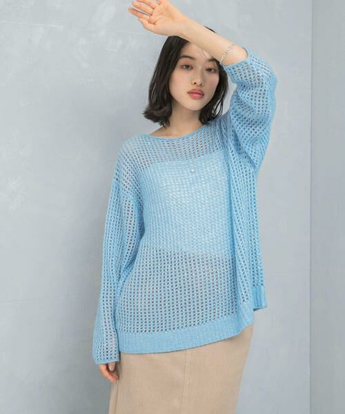 URBAN RESEARCH ROSSO / アーバンリサーチ ロッソ ニット・セーター | スパンコールシアーニット | 詳細2