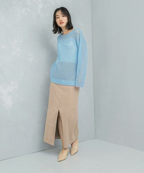 URBAN RESEARCH ROSSO / アーバンリサーチ ロッソ ニット・セーター | スパンコールシアーニット | 詳細4