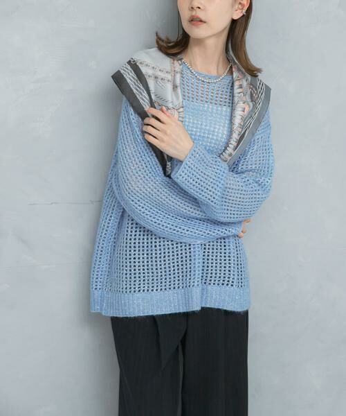 URBAN RESEARCH ROSSO / アーバンリサーチ ロッソ ニット・セーター | スパンコールシアーニット | 詳細5