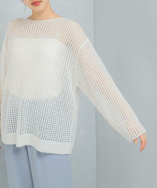 URBAN RESEARCH ROSSO / アーバンリサーチ ロッソ ニット・セーター | スパンコールシアーニット | 詳細21