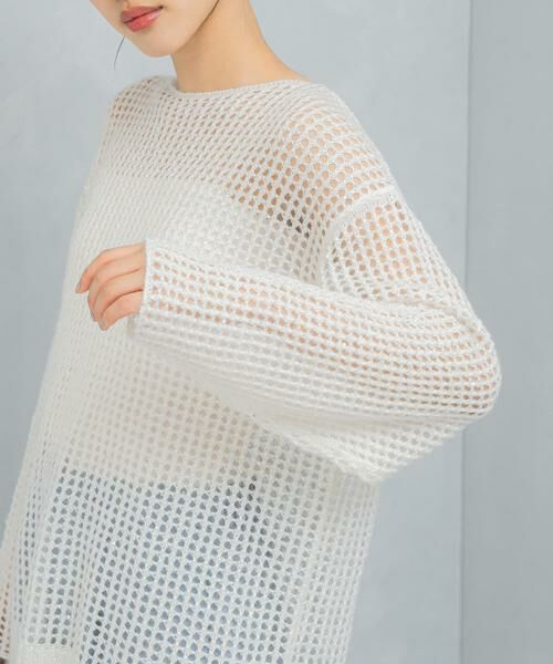 URBAN RESEARCH ROSSO / アーバンリサーチ ロッソ ニット・セーター | スパンコールシアーニット | 詳細22