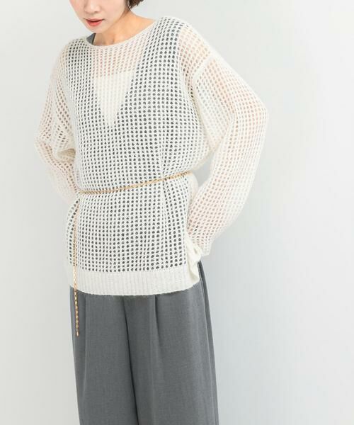 URBAN RESEARCH ROSSO / アーバンリサーチ ロッソ ニット・セーター | スパンコールシアーニット | 詳細18