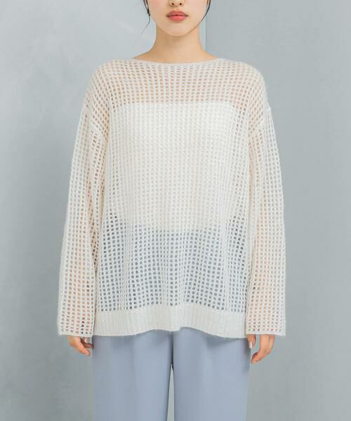 URBAN RESEARCH ROSSO / アーバンリサーチ ロッソ ニット・セーター | スパンコールシアーニット | 詳細19