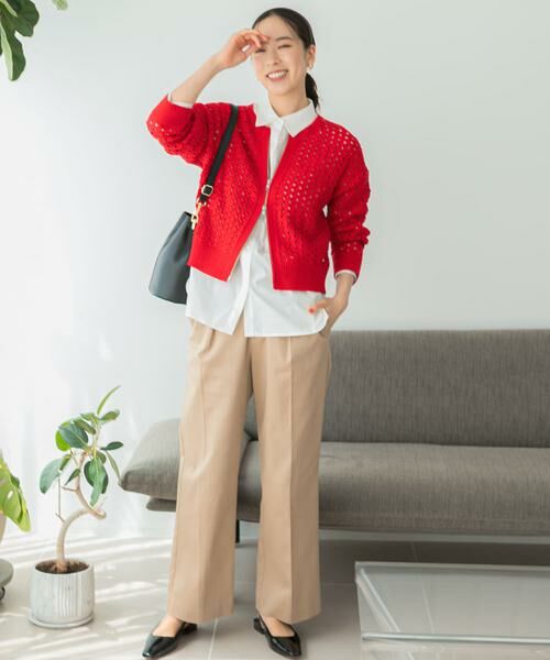 URBAN RESEARCH ROSSO / アーバンリサーチ ロッソ カーディガン・ボレロ | F by ROSSO　柄編みZIPカーディガン | 詳細6