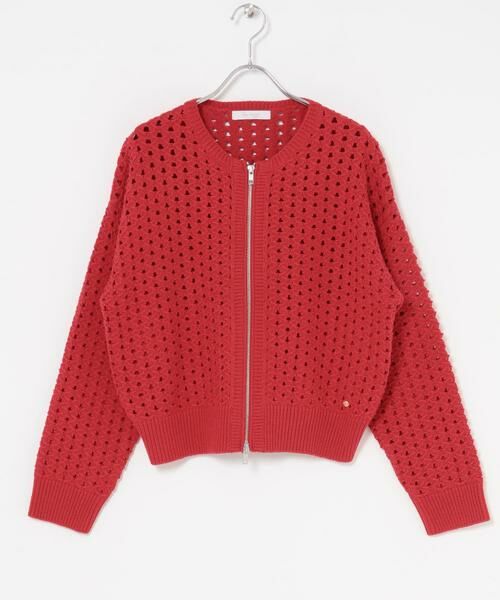 URBAN RESEARCH ROSSO / アーバンリサーチ ロッソ カーディガン・ボレロ | F by ROSSO　柄編みZIPカーディガン | 詳細8