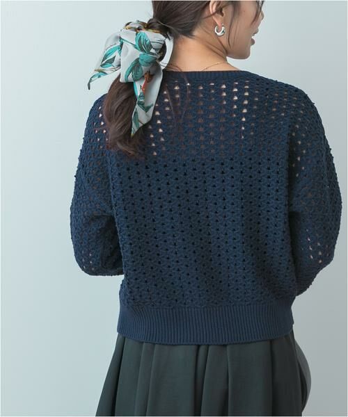 URBAN RESEARCH ROSSO / アーバンリサーチ ロッソ カーディガン・ボレロ | F by ROSSO　柄編みZIPカーディガン | 詳細14