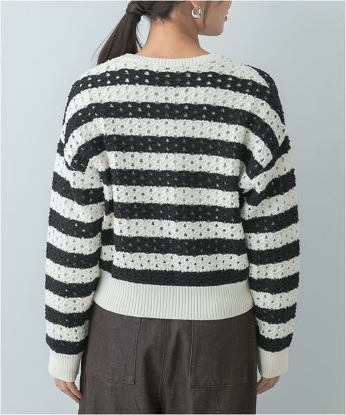 URBAN RESEARCH ROSSO / アーバンリサーチ ロッソ カーディガン・ボレロ | F by ROSSO　柄編みZIPカーディガン | 詳細25