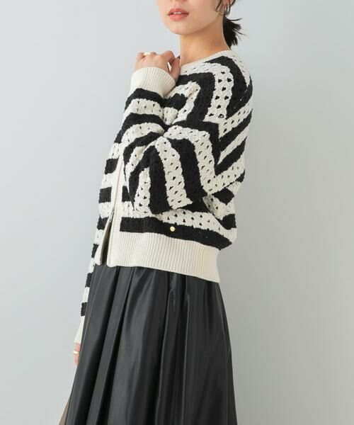 URBAN RESEARCH ROSSO / アーバンリサーチ ロッソ カーディガン・ボレロ | F by ROSSO　柄編みZIPカーディガン | 詳細24