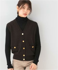 URBAN RESEARCH ROSSO / アーバンリサーチ ロッソ ベスト | F by ROSSO　ウォッシャブルメタル釦ニットベスト