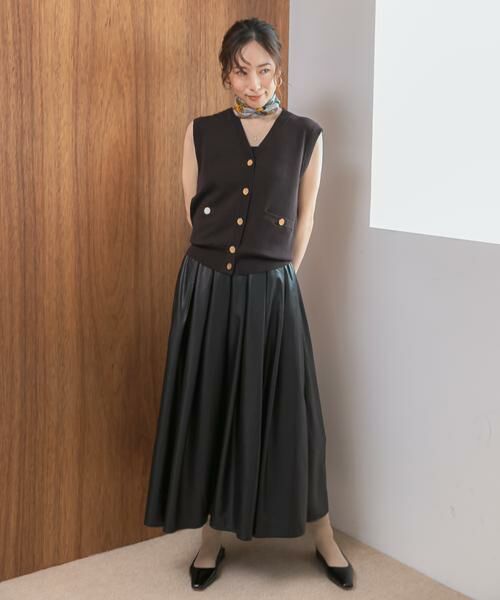 URBAN RESEARCH ROSSO / アーバンリサーチ ロッソ ベスト | F by ROSSO　ウォッシャブルメタル釦ニットベスト | 詳細4