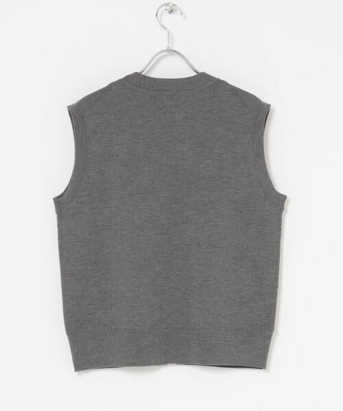 URBAN RESEARCH ROSSO / アーバンリサーチ ロッソ ベスト | F by ROSSO　ウォッシャブルメタル釦ニットベスト | 詳細21