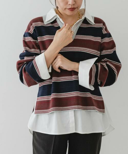 URBAN RESEARCH ROSSO / アーバンリサーチ ロッソ ニット・セーター | F by ROSSO　ラガーニットプルオーバー | 詳細2