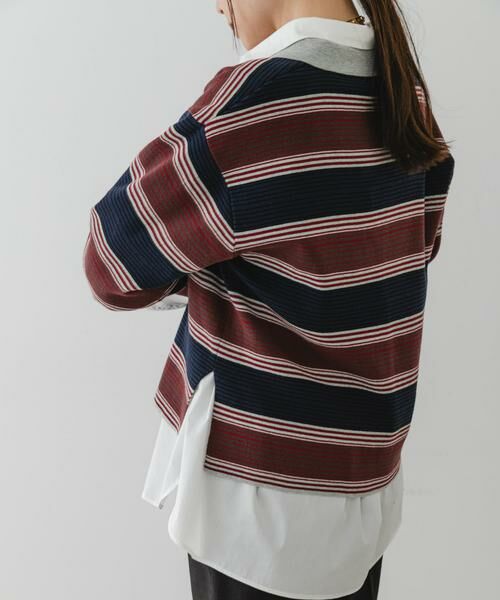 URBAN RESEARCH ROSSO / アーバンリサーチ ロッソ ニット・セーター | F by ROSSO　ラガーニットプルオーバー | 詳細3