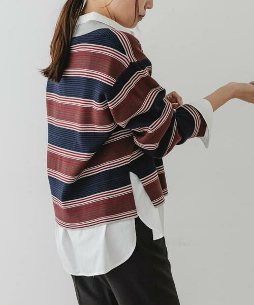 URBAN RESEARCH ROSSO / アーバンリサーチ ロッソ ニット・セーター | F by ROSSO　ラガーニットプルオーバー | 詳細4