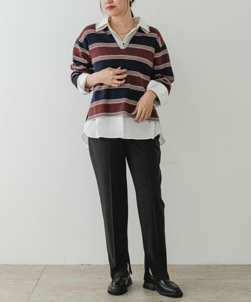 URBAN RESEARCH ROSSO / アーバンリサーチ ロッソ ニット・セーター | F by ROSSO　ラガーニットプルオーバー | 詳細5