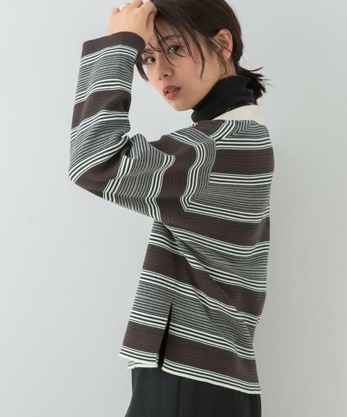 URBAN RESEARCH ROSSO / アーバンリサーチ ロッソ ニット・セーター | F by ROSSO　ラガーニットプルオーバー | 詳細20