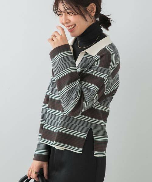 URBAN RESEARCH ROSSO / アーバンリサーチ ロッソ ニット・セーター | F by ROSSO　ラガーニットプルオーバー | 詳細21