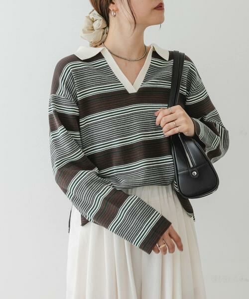 URBAN RESEARCH ROSSO / アーバンリサーチ ロッソ ニット・セーター | F by ROSSO　ラガーニットプルオーバー | 詳細24