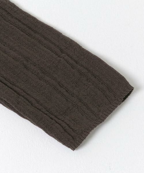 URBAN RESEARCH ROSSO / アーバンリサーチ ロッソ ニット・セーター | F by ROSSO　シアーリブ5分袖ニット | 詳細6