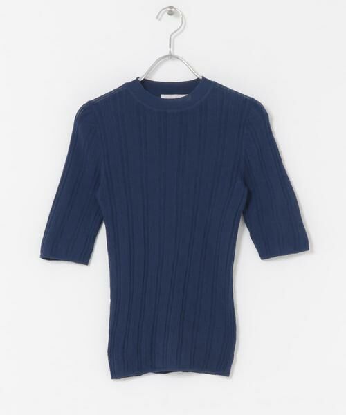 URBAN RESEARCH ROSSO / アーバンリサーチ ロッソ ニット・セーター | F by ROSSO　シアーリブ5分袖ニット | 詳細12