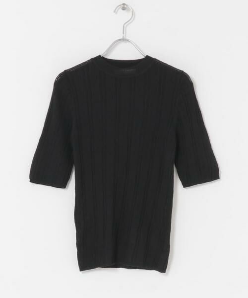 URBAN RESEARCH ROSSO / アーバンリサーチ ロッソ ニット・セーター | F by ROSSO　シアーリブ5分袖ニット | 詳細20