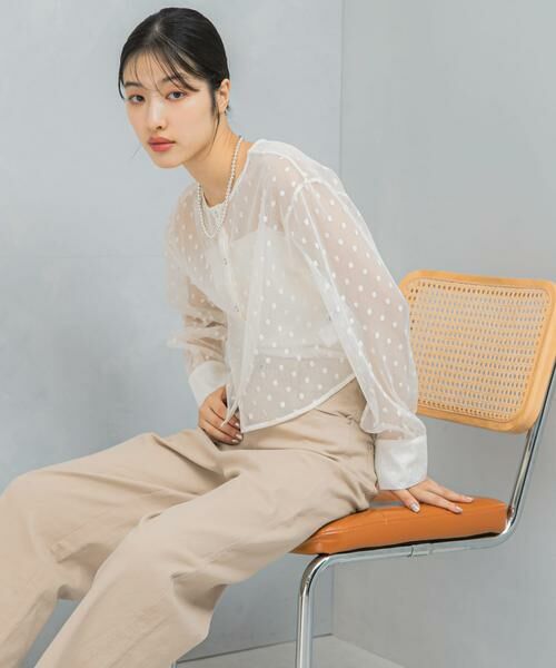 URBAN RESEARCH ROSSO / アーバンリサーチ ロッソ その他トップス | シアーメッシュドットプルオーバー | 詳細2