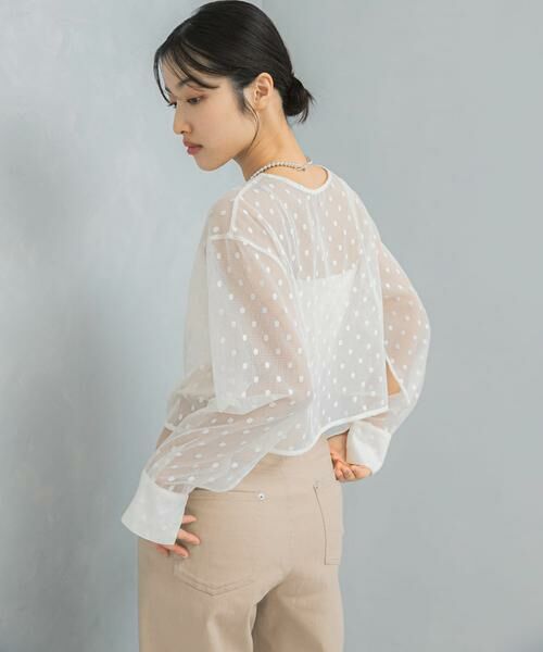 URBAN RESEARCH ROSSO / アーバンリサーチ ロッソ その他トップス | シアーメッシュドットプルオーバー | 詳細3