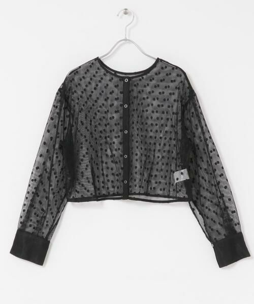 URBAN RESEARCH ROSSO / アーバンリサーチ ロッソ その他トップス | シアーメッシュドットプルオーバー | 詳細18